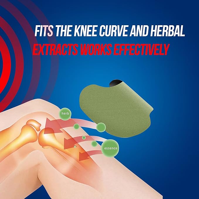Herbal Knee Pain Instant Relief Patches (12 Pcs Pack)