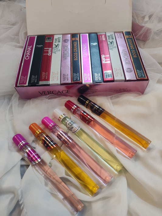 Versace imported perfume 35ML- Long Lasting Pack of 6