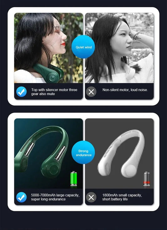 New Neck Fan Portable Bladeless Best Quality