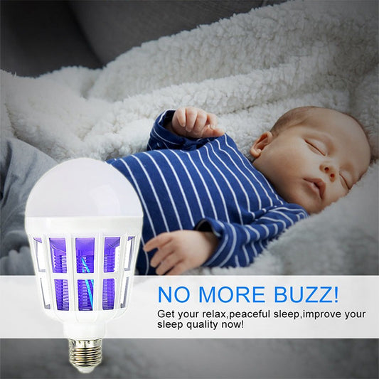 2 in 1 15W LED UV Lump/Bulb Mosquito Killer Nightlight