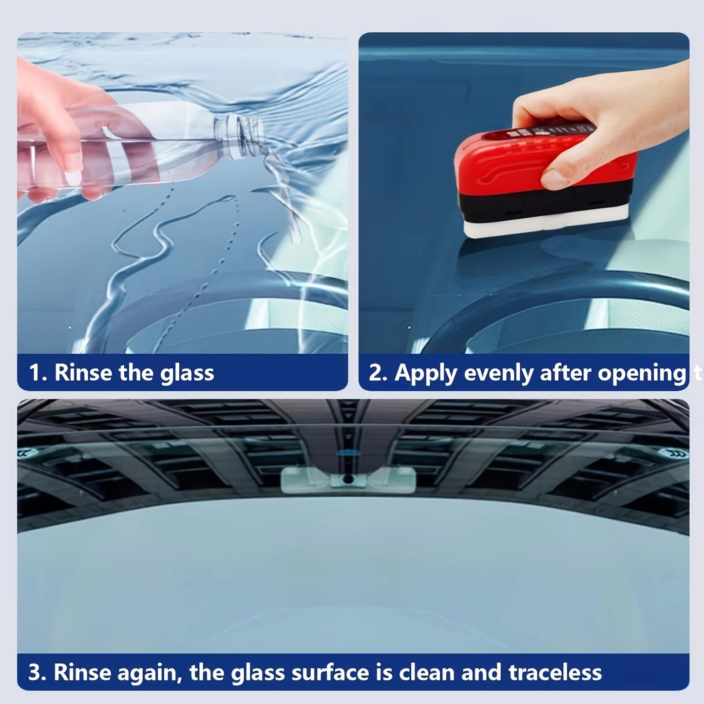 Car Glass Oil Film Remover & Windshield Cleaner