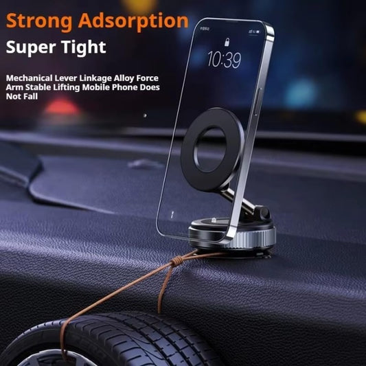 360 Rotating Foldable Vacuum Magnetic Suction Phone Holder