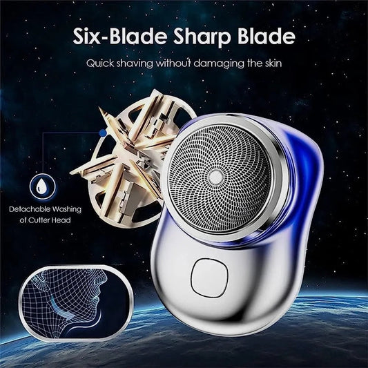 6 Blade Mini Shaver Portable Electric Shaver/razor