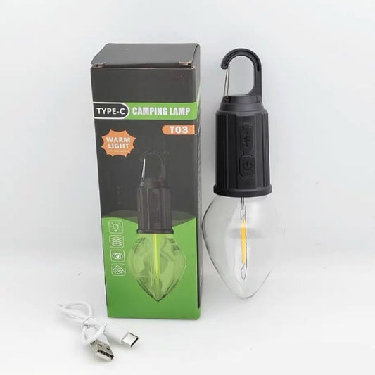 LED Camping Light 400mAh Type-C USB Rechargeable Waterproof
