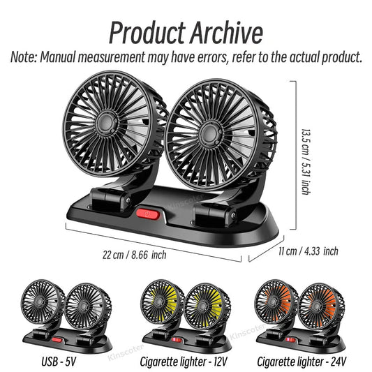 SOGO DOUBLE HEADED FAN
