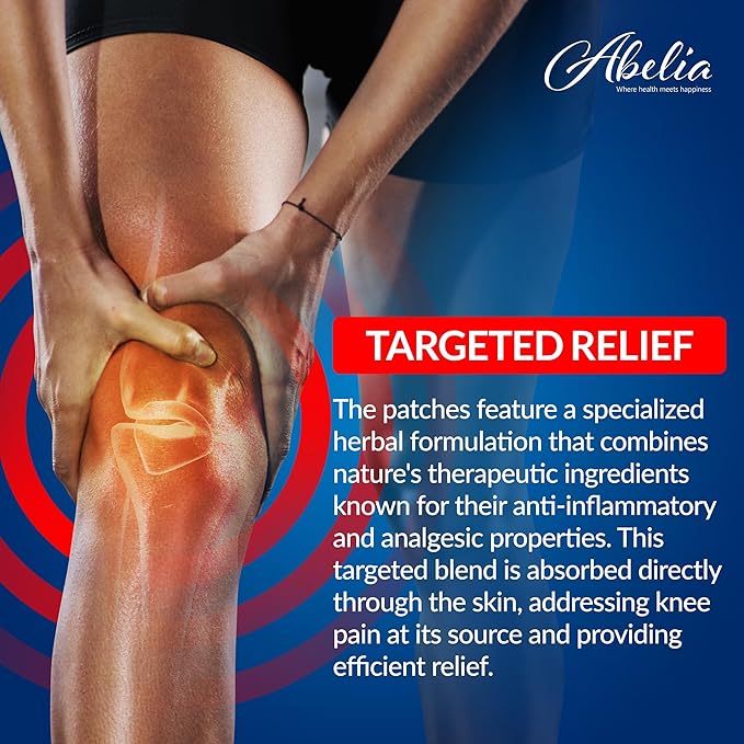 Herbal Knee Pain  Instant Relief Patches (12 Pcs Pack)