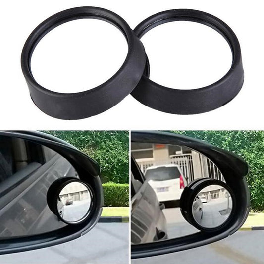 One Pair of Universal Car Rear view Mirror Side Wide Angle Round Convex (2PCS)