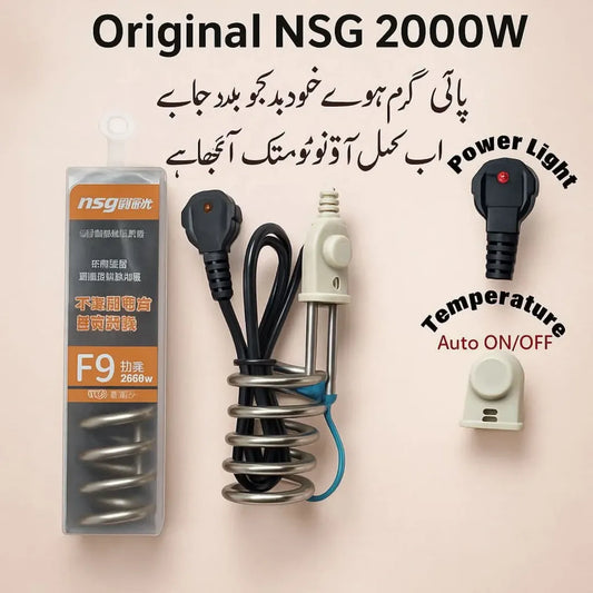 F9 NSG Original Water Heating Rod with sensor & Automatic Temperature Control Current Proof Latest 2026
