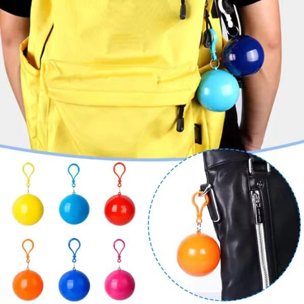 Portable Raincoat Ball – Disposable Waterproof Rain Cover