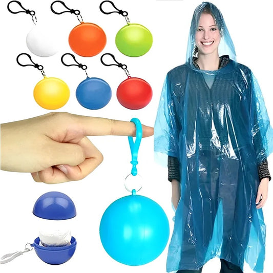 Portable Raincoat Ball – Disposable Waterproof Rain Cover