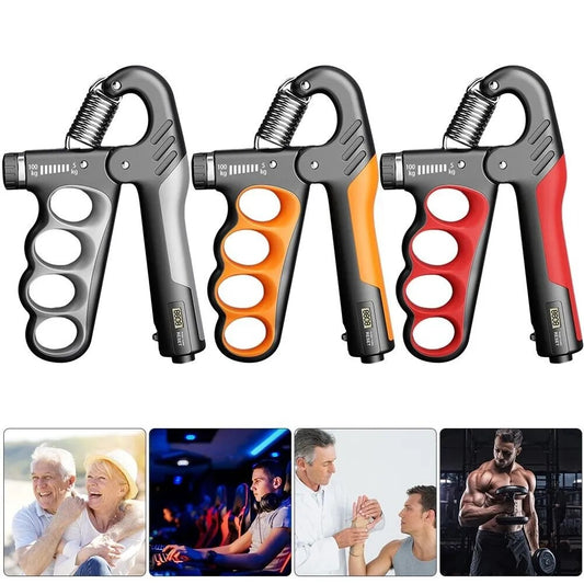 Hand Gripper Adjustable Resistance – 5 to 100 KG with Counter