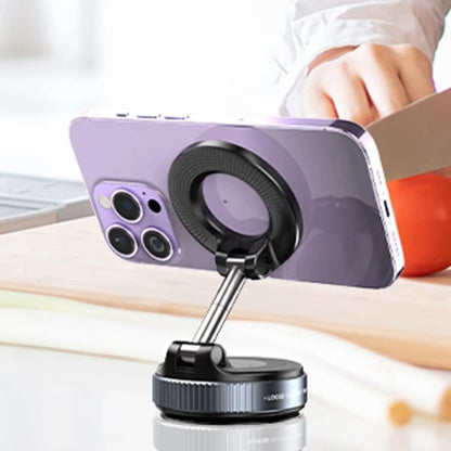 360 Rotating Foldable Vacuum Magnetic Suction Phone Holder
